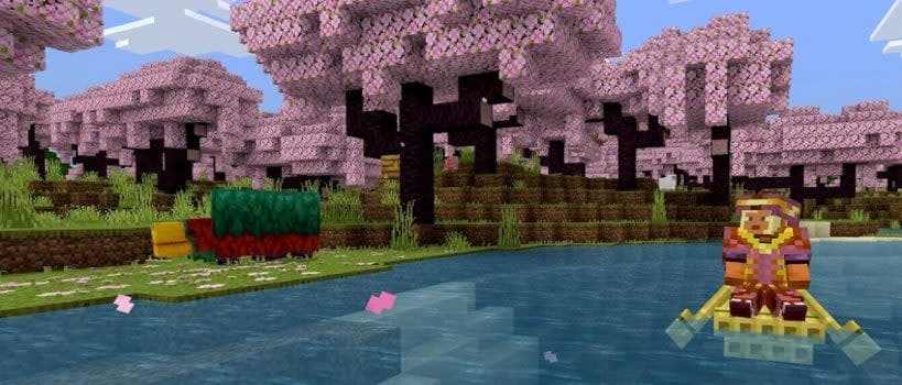 Vyšnių giraitė: naujas ramus biome Minecraft pasaulyje