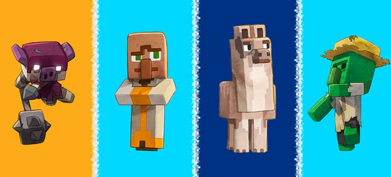 Kurk savo legendą: Prieš herojų Minecraft Legends