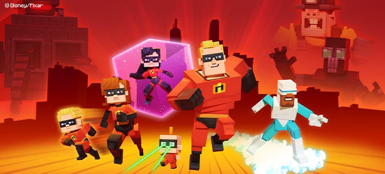 Išgelbėk dieną su Incredibles DLC Minecraft'e!